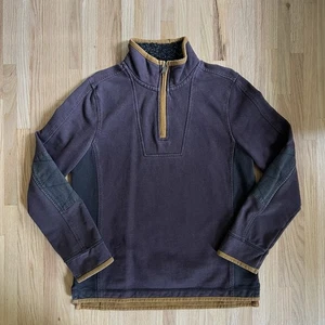 Fat Face The Airlie 1/4 Zip Sweatshirt Medium Herren Oberteil Cornish Fisherman lila - Bild 1 von 8