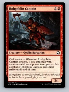 Hobgoblin Captain (148) Adventures in the Forgotten Realms AFR MTG Magic - Bild 1 von 2