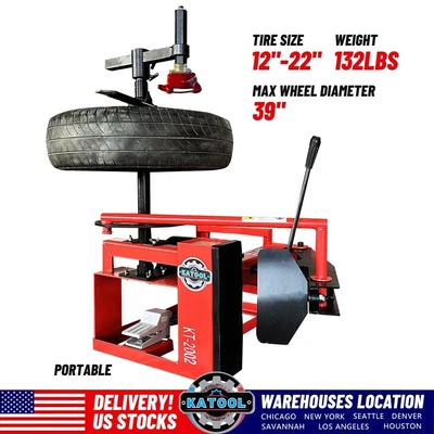 Multi Manual Tire Changer Machine Portable Hand Bead Breaker Mounting Tool Foto 1 de 4