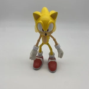 Figura de acción Jazwares Sonic The Hedgehog Super Sonic Super Posers 2008 en muy buena condición rara - Imagen 1 de 10