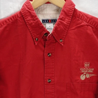 DODGE TOUR DE GEORGIA LONG SLEEVE SHIRT RED CYCLING RACING ROAD BIKE MENS XL - Image 1 of 4