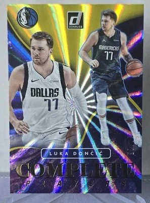 2021-22 Donruss LUKA DONCIC 完整球员全息金色激光/25 小牛队  — 第 1/2 张图片