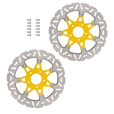Rotor de disco de freno 11,8 pulgadas 2x para Harley-Davidson Electra Glide Tri Glide 2009-2019 Foto 1 de 4