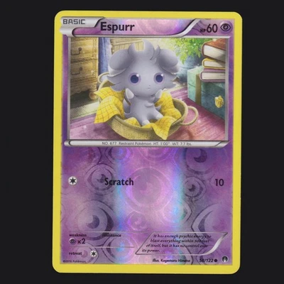 Espurr 58/122 Pokémon XY: BREAKpoint 2016 Reverse Holo Pokémon TCG LP 🔥 - Image 1 of 3