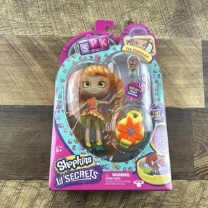 Shopkins Shoppies bambola Tia Tigerlily con medaglione Lil' Secrets e adolescente nuova - Foto 1 di 20