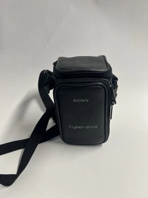 Sony Cyber-Shot Camera Utility Carrying Case Black Adjustable Strap Zip Pockets - image 1 of 4