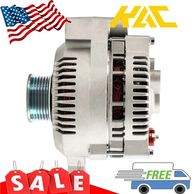 F4PZ10346B 130A Alternator For Ford Mustang 1994-2000 Thunderbird 96-97 3.8L - Image 1 of 4
