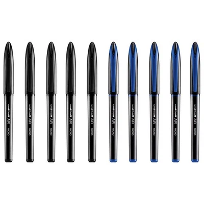 Uni-Ball Luft Micro -0.5mm Fein Kugelschreiber - UBA-188-M - Schwarz und Blau IN - Bild 1 von 4