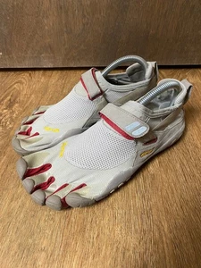 VIBRAM FiveFingers KSO Shoe Red Gray Toe Shoes Womens sz 42 - Picture 1 of 12