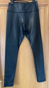 Hollister Ultra High Rise Leather Look Fleece Lined Leggings - Picture 1 of 2