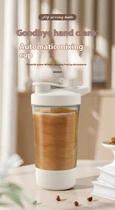 Electric Shaker Bottle – Fast Blends, 400ml Capacity, Effortless Mixing Power - Picture 1 of 11