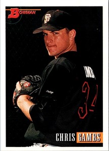 1993 Bowman Chris Gambs #280 San Francisco Giants
