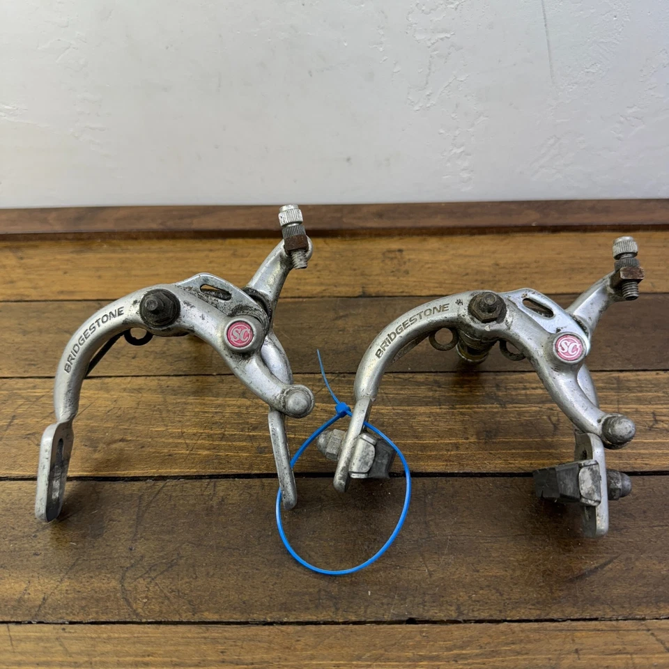 Juego de pinzas de freno vintage Bridgestone SC tracción lateral años 80 Kabuki Submariner Foto 1 de 4