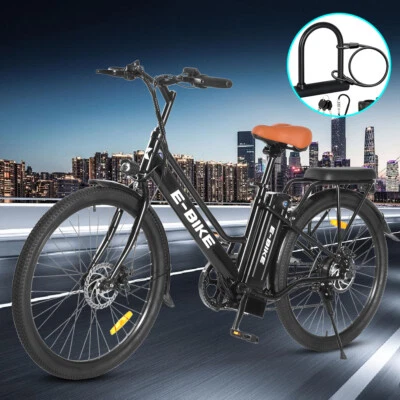 2024 E-Bike 26" Electric Bike 36V Battery City Bicycle Commuter Ebike for Adults - Image 1 of 4