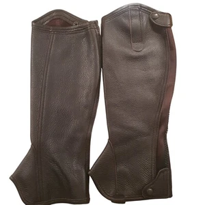Neu! Lederchap XS, Reiter, elegant, modern, super weich, braun, von Gera - Bild 1 von 8