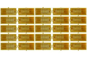 25 Stück Zusetzkäfig Versandkäfig gelb für Bienenköniginnenzucht Imker Bienen - Bild 1 von 10