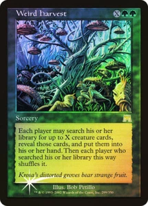 WEIRD HARVEST (Foil) - Onslaught - Rare - Picture 1 of 1