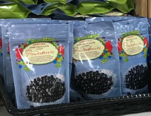 3 Pack Trader Joe's Dark Chocolate Covered Powerberries 8oz Each Bag Antioxidant - Picture 1 of 11