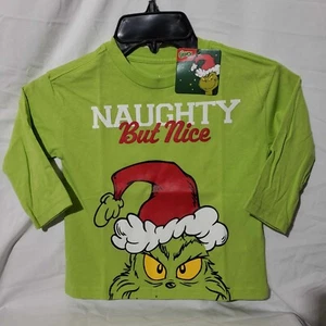 Dr Seuss The Grinch Christmas Unisex Green Long Sleeve T-Shirt Size 2T NWT - Picture 1 of 5