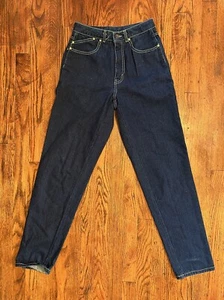 Vintage SASSON Straight Leg 90’s Blue w/Stripes Jeans Women’s Size 6 Inseam 31" - Picture 1 of 5