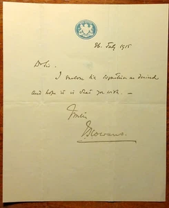 General Sir John Stephen Cowans (1862-1921) Signed 1915 WAR OFFICE Letter - Picture 1 of 5