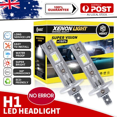 H1 LED Headlight no error Beam Bulbs replace for halogen For Mazda 6 2003- - image 1 of 4