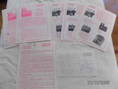 Tekin Electronics specs instructions BC 100 ESC 190 120 170 200 Vintage 1988 - Image 1 of 4