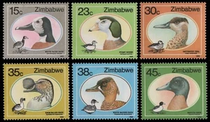 Zimbabue 1988 - Mi-N.o 390-395 ** - Estampillada sin montar o nunca montada - Patos / Patos - Imagen 1 de 1