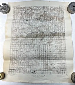 Vintage 1944 Topographic Map - Russell, Kansas - 20.75" x 17" - Picture 1 of 8