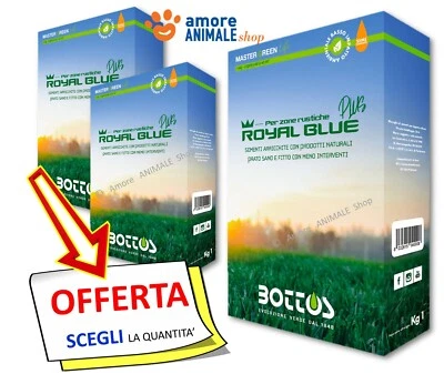Bottos ROYAL BLUE PLUS → 1 / 10 kg - Sementi Professionali Per Prato Verde Scuro - Immagine 1 di 2