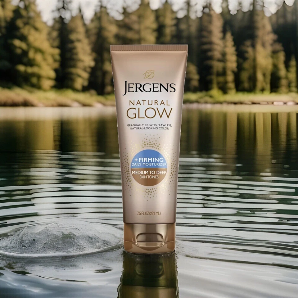 Jergens Natural Glow + Firming Daily Moisturizer Medium to Tan Skin Tones...  - Изображение 1 из 2