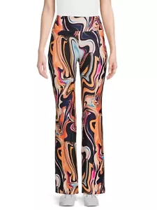 New No Boundaries Marble Swirl Knit Flare Pants Juniors Women Many Sizes - Picture 1 of 4