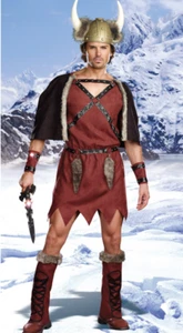 Viking Warrior Adult Men Costume XXL - Picture 1 of 1