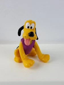 Vintage 1990 Disney Pluto Dog PVC Figure Figurine Cake Topper Toy 2" Applause - Picture 1 of 5