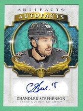 2020 Upper Deck UD Artifacts Auto Facts ~ Chandler Stevenson ~ #A-ST ~ Nice
