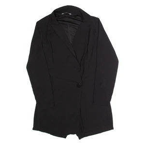 STRADIVARIUS Womens Playsuit Black Straight M - Picture 1 of 6