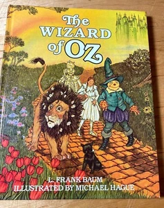 WIZARD OF OZ-BAUM-SUPERB CLASSIC MICHAEL HAGUE ILLUSTRATIONS-1ST 1982-HB/J FN - Picture 1 of 5
