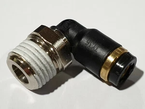 Parker Legris Außenbolzen Winkel 3/16" od mit R1/4" BSPT Gewinde 3109 55 13  - Bild 1 von 2