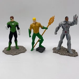 Schleich DC Comics AQUAMAN GREEN LANTERN & CYBORG Display Figures Combi P&P #5 - Picture 1 of 3