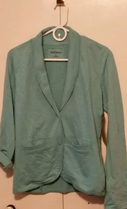 Ruff Hewn womens Blazer/Jacket sz Small Aqua Sea Color NWT - Picture 1 of 4