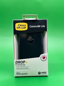 OtterBox Commuter Lite Series Case for Motorola Moto G Pure 2021 (Black) - Picture 1 of 2