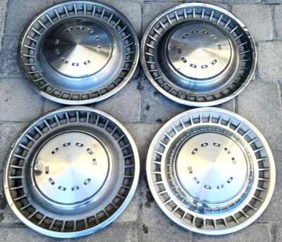Set of 4! 1972 1973 1974 1975 1976 Dodge Charger Dart 14" Hub Caps Wheel Covers - Image 1 of 4