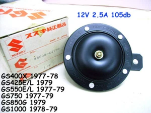 Suzuki GS1000 GS850 GS750 GS550 GS425 GS400 HORN NOS Genuine Beeper 38500-64130 - Picture 1 of 3