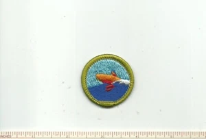 EF SCOUT BSA MOTORBOATING MERIT BADGE TYPE H PLASTIC BACK INSIGNIA PATCH MB !!!! - Picture 1 of 1