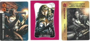 PUNISHER, 1995 OVERPOWER / 2014 PERICOLOSE DIVA carte Marvel Comics quasi nuove quasi nuove + - Foto 1 di 2