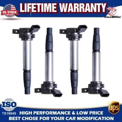 4 Pack Ignition Coils for TOYOTA Corolla Matrix 2009 2010-2017 1.8L L4 UF619 New - Image 1 of 4