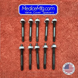 KIT DE ESTUDIO PARA ESPACIADORES DE TAPA DE VÁLVULA MOPAR BLOQUE PEQUEÑO DE 1" PULGADA (318, 340, 360) - Imagen 1 de 5