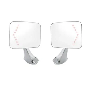 1967 68 69 70 71 1972 CHEVROLET TRUCK MIRROR OUTSIDE SET 1 PAIR LED MIRRORS - Picture 1 of 1