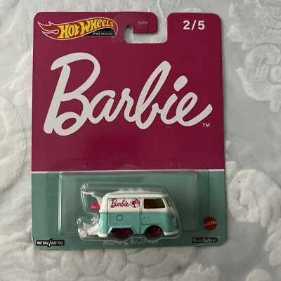 hot wheels Kool Kombi Barbie Premium pop culture classic 2/5 Real Riders - Image 1 of 4