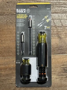 Klein Tools 2-Piece Multi-Bit Adjustable Length Screwdriver Set 32300HDVP - Picture 1 of 1